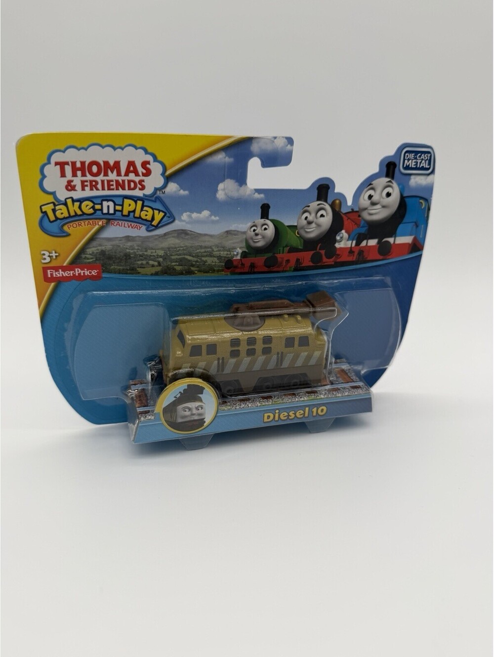 Fisher-Price Thomas the Train Take-n-Play Diesel 10 Vehicle Train Engine Car HTF